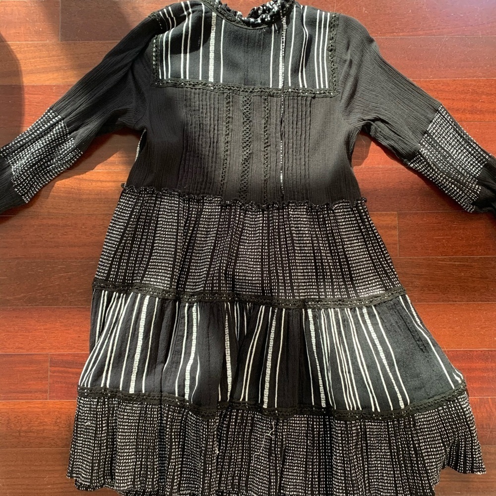 Zara Black loose Fitting Dress, Size XS